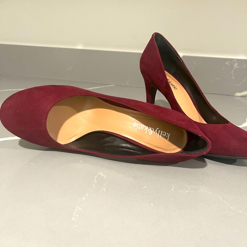 Burgundy heels